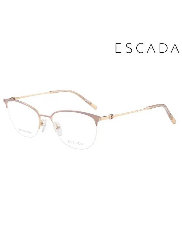 Glasses Frame VES C67F 54001A Round Men Women - ESCADA - BALAAN 1