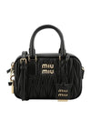 Matelasse Nappa Leather Tote Bag Black - MIU MIU - BALAAN 2