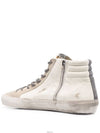 Distressed Leather High Top Sneakers White - GOLDEN GOOSE - BALAAN 4