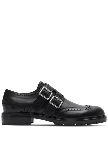 Soho leather monk shoes 8095268 - BURBERRY - BALAAN 1