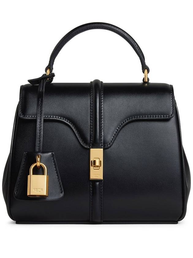 16 Calfskin Mini Shoulder Bag Black - CELINE - BALAAN 2