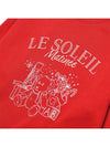 Brushed Options x Mas Teddy Bear Sweat Shirts RED - LE SOLEIL MATINEE - BALAAN 4