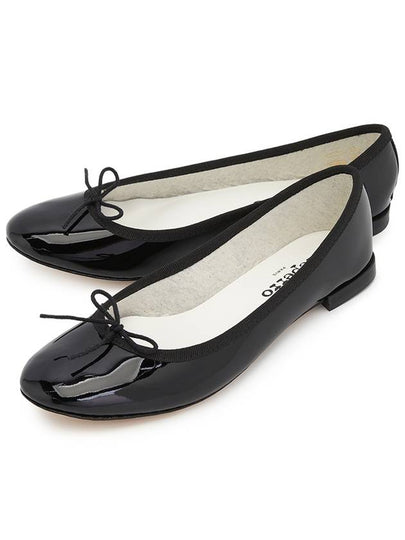 Women's Cendrillon Leather Ballerinas Black - REPETTO - BALAAN 2