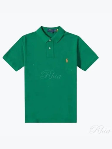 Pony embroidered logo slim fit collar men s PK t shirt top 710680784303 - RALPH LAUREN - BALAAN 1