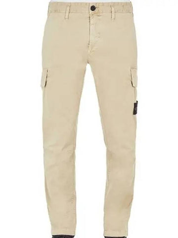 Wappen Patch Cargo Pants Beige Men s 271878 - STONE ISLAND - BALAAN 1