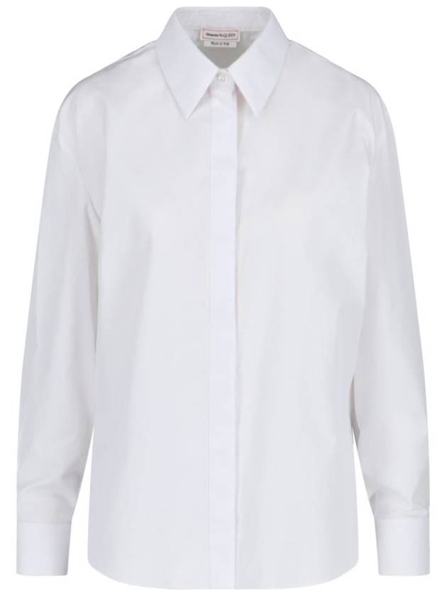 cotton poplin shirt 767940QAAAD - ALEXANDER MCQUEEN - BALAAN 2