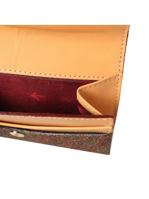 Paisley Card Wallet Brown - ETRO - BALAAN 8