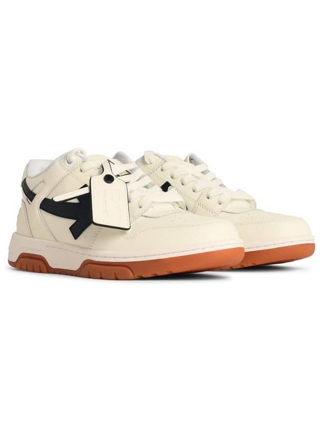 24 ss leather sneakers WITH ICONCI zip tie OMIA189C99LEA0110110 B0650994085 - OFF WHITE - BALAAN 3