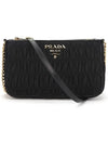 Pocono Goffre Chain Shoulder Bag Black - PRADA - BALAAN 6