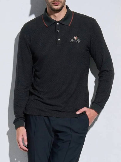 Garment Golf Men s Classic Collar Long Sleeve T Shirt GMTLD411 - LUX GOLF - BALAAN 2