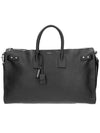 Sac De Jour Supple Duffel Bag Black - SAINT LAURENT - BALAAN 3