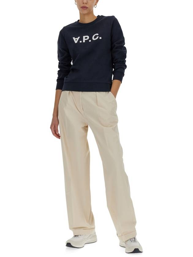 VPC Logo Sweatshirt Navy - A.P.C. - BALAAN 3