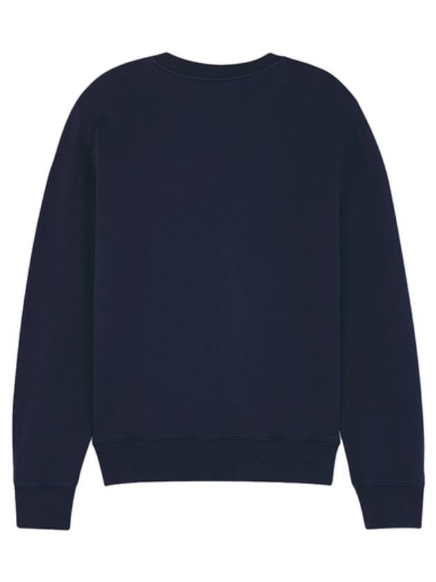 Chillax Patch Regular Sweatshirt Ink Blue - MAISON KITSUNE - BALAAN 3