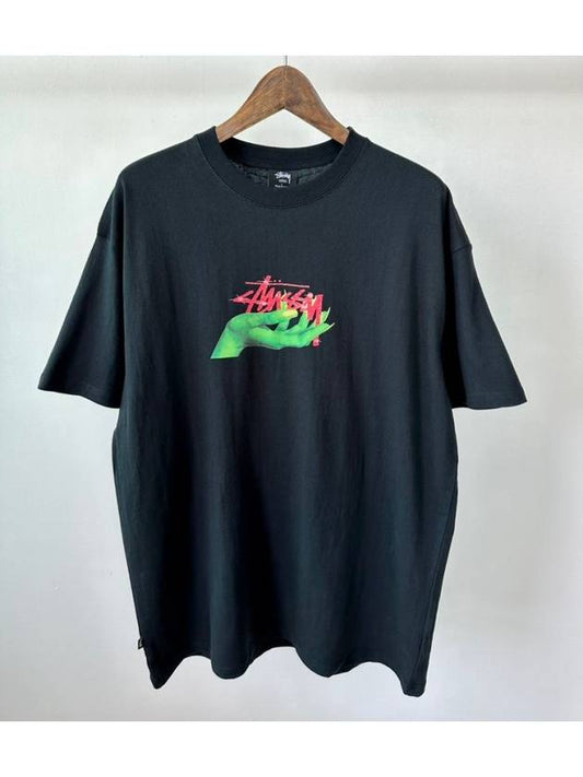 OZ Short Sleeve T-Shirt Black - STUSSY - BALAAN 2