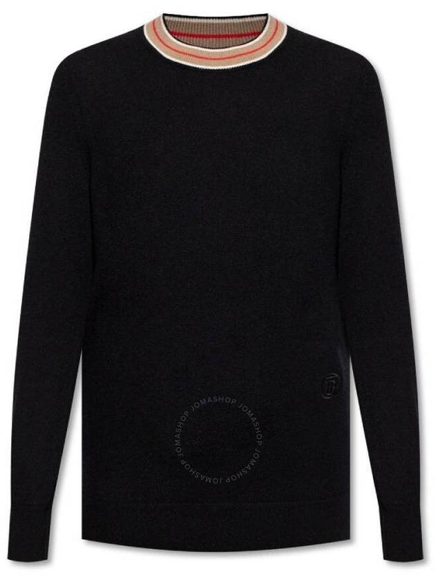 Cashmere Knit Top Black - BURBERRY - BALAAN 2