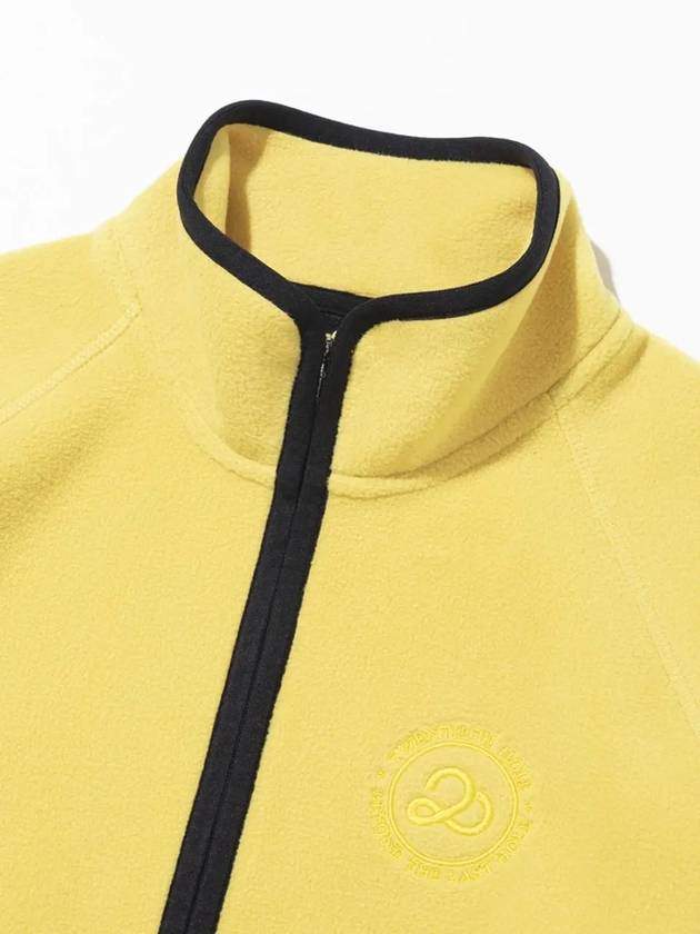 Women s Logoja 41 Sleeveless Half Zip Up Fleece Anorak YELLOW - 20THHOLE - BALAAN 7