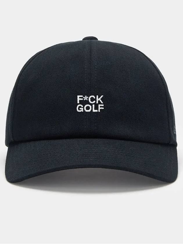 F*Ck Golf Cotton Twill Relaxed Fit Snapback Onyx - G/FORE - BALAAN 3