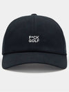 F CK Golf Cotton Twill Relaxed Fit Snapback Onyx - G/FORE - BALAAN 3