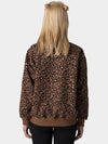 Women's Leopard Sweatshirt Brown - AOX - BALAAN 4