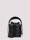 The Rise Leather Bucket Bag Black - ALEXANDER MCQUEEN - BALAAN 1