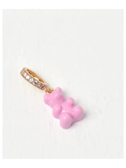 Nostalgia Bear Fave Connector Pendant Candy Pink - CRYSTAL HAZE - BALAAN 2