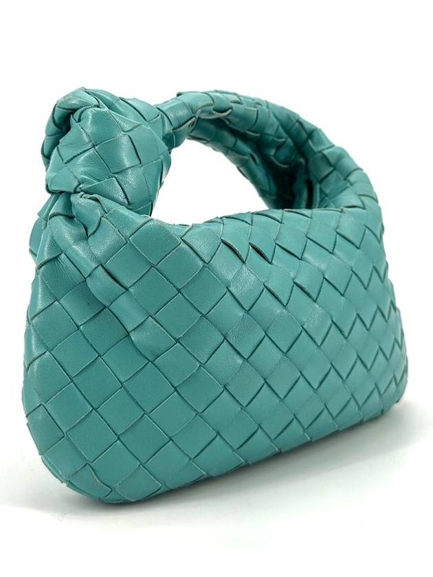 Bottega Veneta Mini Jodie Bag Tote Light Blue - BOTTEGA VENETA - BALAAN 3