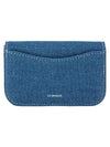 Heartlock compact business card card wallet denim - LE MASQUE - BALAAN 5