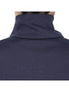 Logo Patch Knit Padded Zip-up Jacket Navy - MONCLER - BALAAN 11