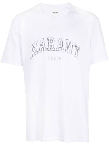HONORE logo short sleeve t-shirt white - ISABEL MARANT - BALAAN 1