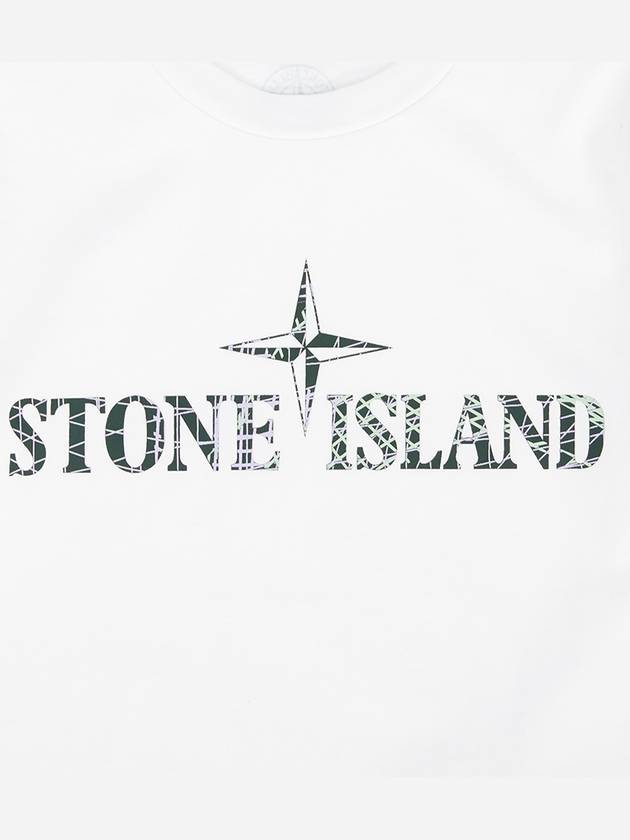 Kids Logo Print Cotton T Shirt 781621073 V0001 6 8 - STONE ISLAND - BALAAN 6