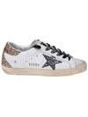 Super-Star Glittered Sneakers White - GOLDEN GOOSE - BALAAN 2