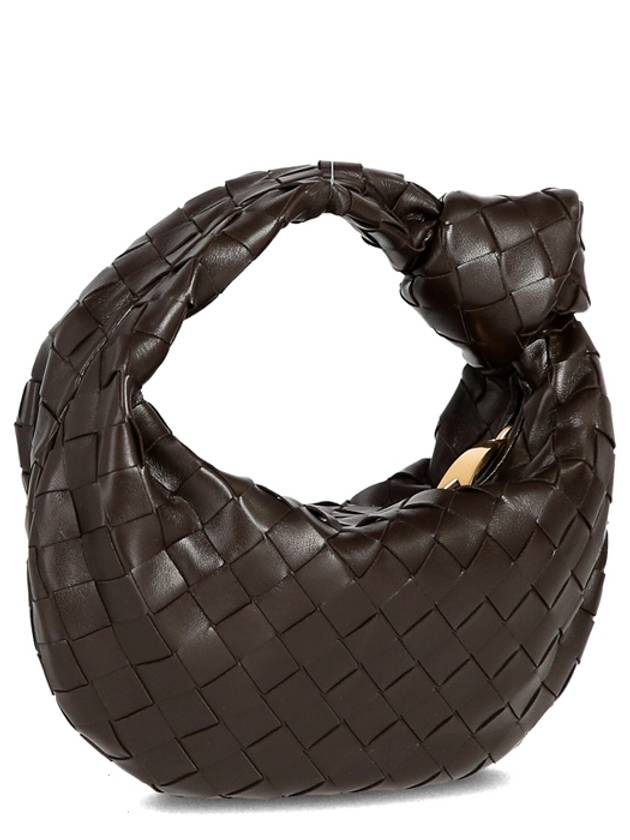 Jodie Intreciato Small Tote Bag Brown - BOTTEGA VENETA - BALAAN 4