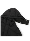 Oversized Nylon Puffer Down Jacket Black - AMI - BALAAN 6