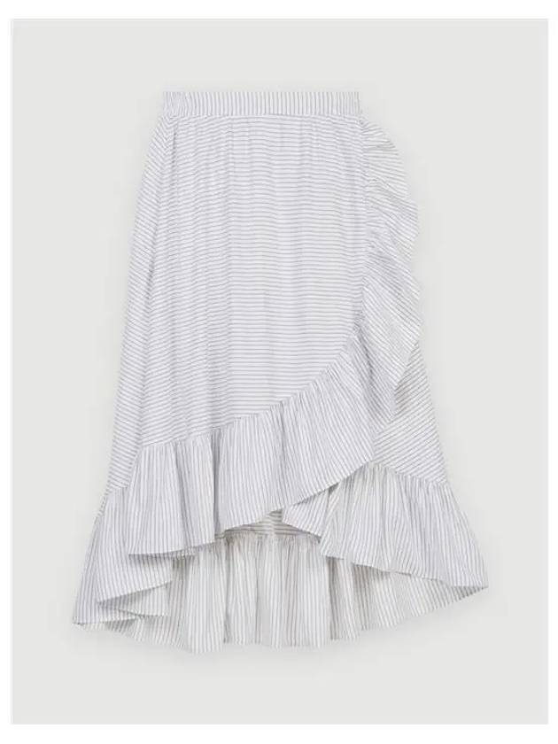 Midi Skirt Frill MFPJU00802 - MAJE - BALAAN 1