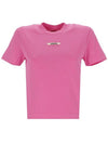 Le Gros Grain Short Sleeve T-Shirt Pink - JACQUEMUS - BALAAN 2