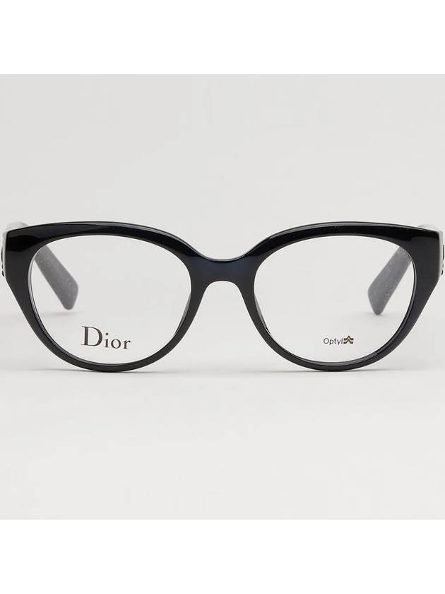 Glasses frame CD3264 EDU black round horn rim women s fashion - DIOR - BALAAN 3