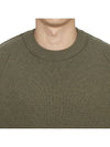 Lambswool GRS Crew Neck Knit Top Beige - CP COMPANY - BALAAN 6