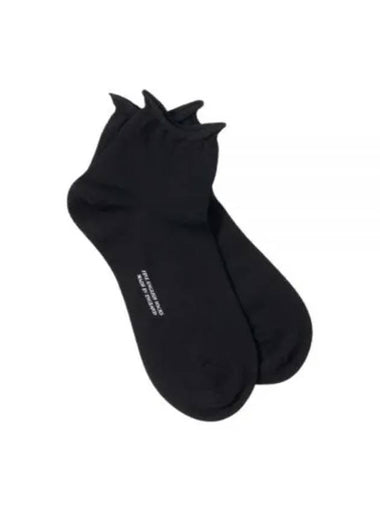 24 BOBBY SOCK BLACK WOAC0147S24FFE BLK socks - MARGARET HOWELL - BALAAN 1