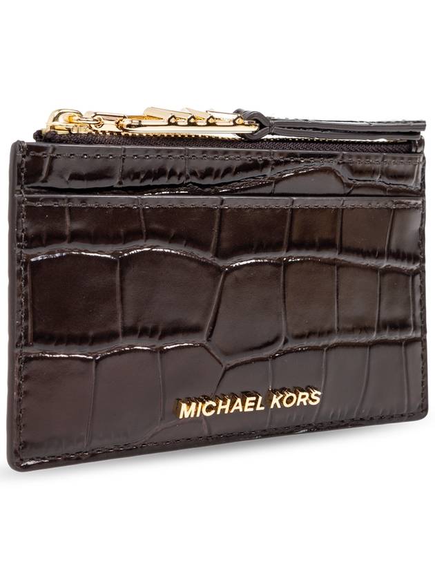 Michael Michael Kors Card Case, Women's, Brown - MICHAEL KORS - BALAAN 3