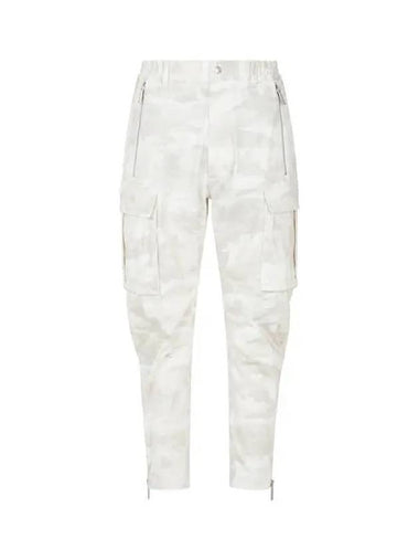 Men s Camouflage Cotton Cargo Pants Ecru - DSQUARED2 - BALAAN 1