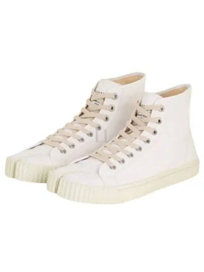 Tabi Cotton High Top Sneakers White - MAISON MARGIELA - BALAAN 2