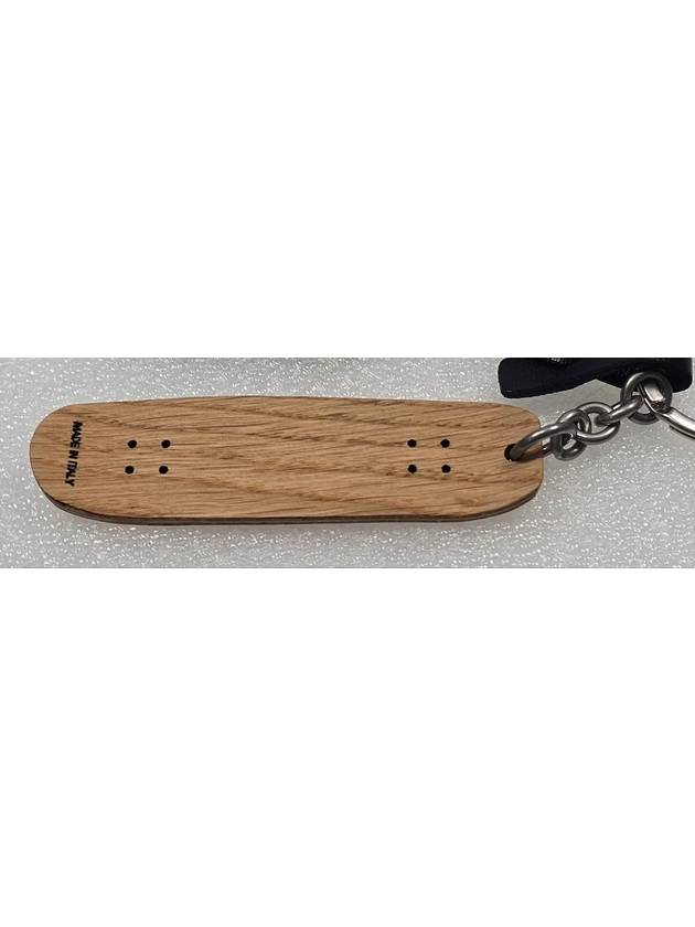 Wood skateboard logo keyring - SAINT LAURENT - BALAAN 4