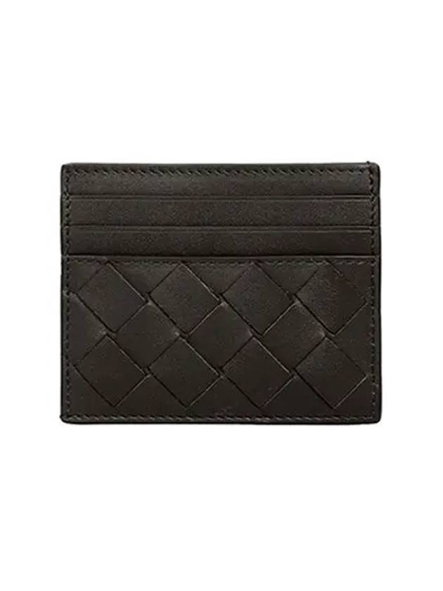 Intrecciato Leather Card Wallet Dark Brown - BOTTEGA VENETA - BALAAN 6