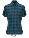 Ombre Plaid Short Sleeve Shirt - HELMUT LANG - BALAAN 6