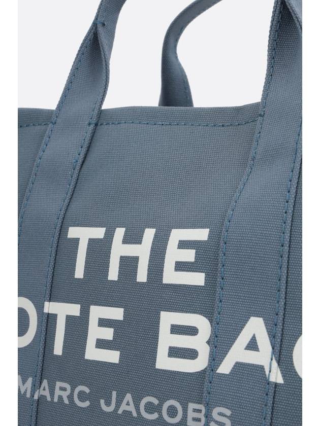 Logo Medium Canvas Tote Bag Blue - MARC JACOBS - BALAAN 5