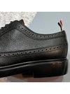 Men's Classic Long Wing Brogue Lace Up Brogue Shoes Black - THOM BROWNE - BALAAN 9