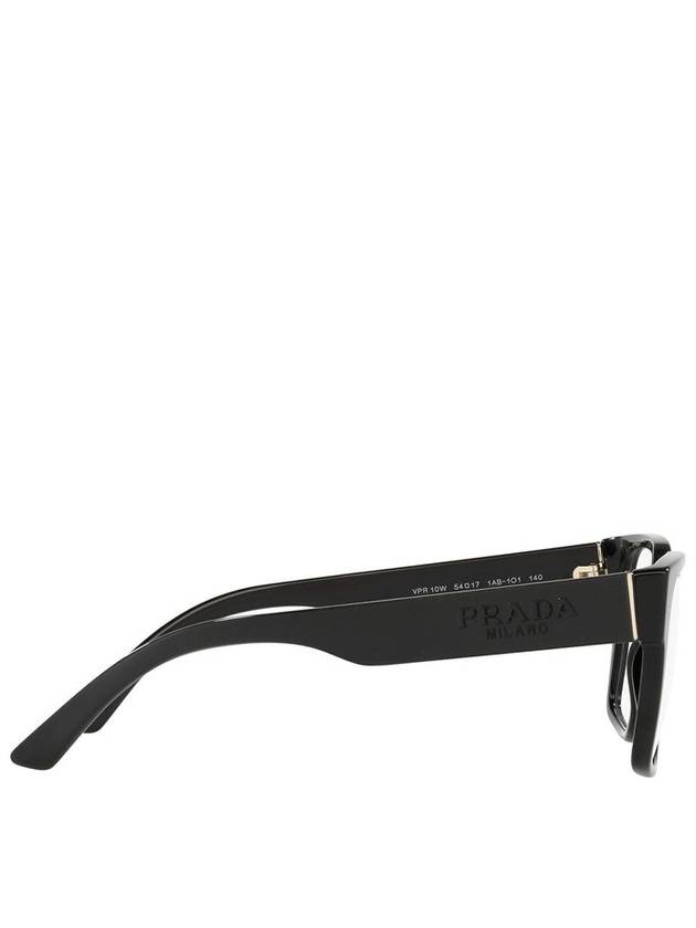 Eyewear Polished Effect Square Frame Glasses - PRADA - BALAAN 4