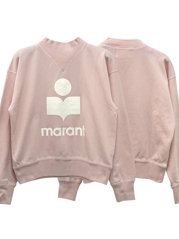 Moby Logo Print Sweatshirt Pink - ISABEL MARANT ETOILE - BALAAN 2