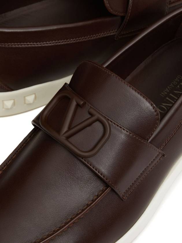 Valentino Garavani Sneakers Brown - VALENTINO - BALAAN 4