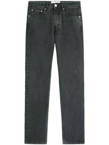 Denim Pants HTR001 CO0037 001 BLACK - AMI - BALAAN 1